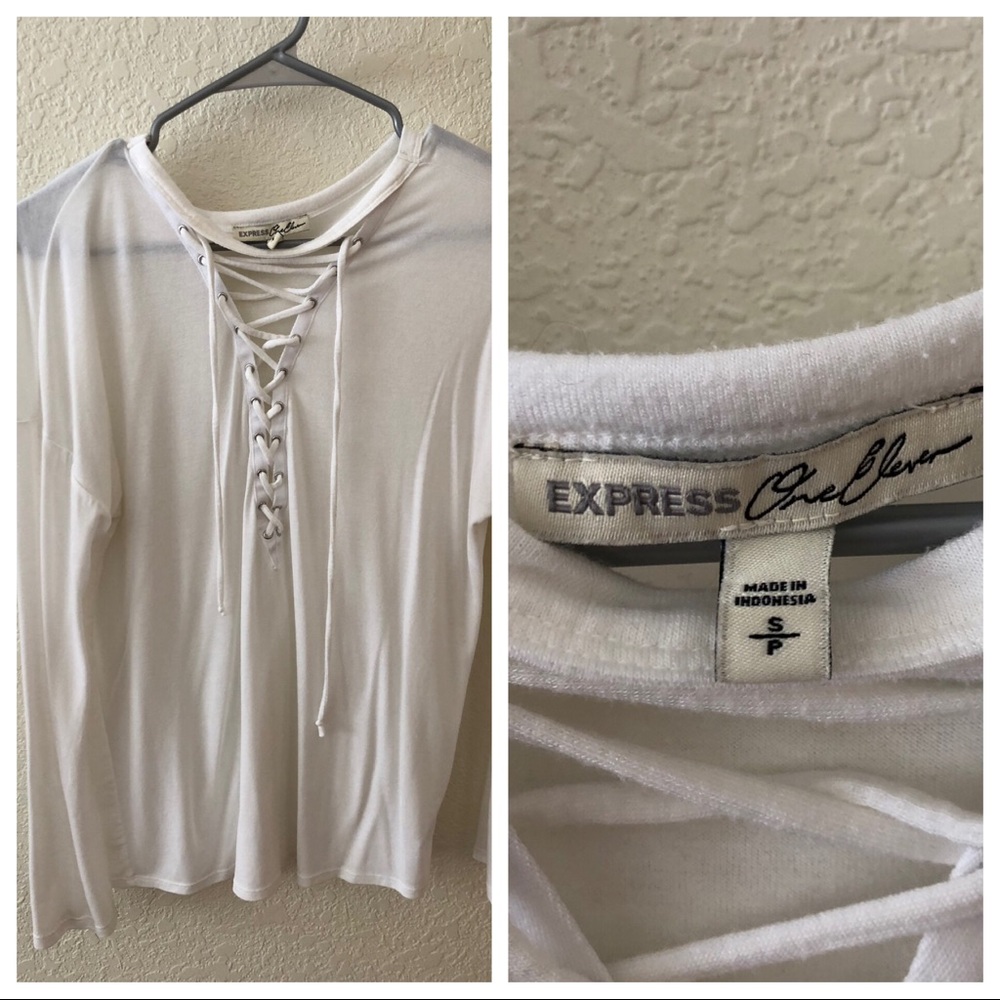 White long sleeve.
